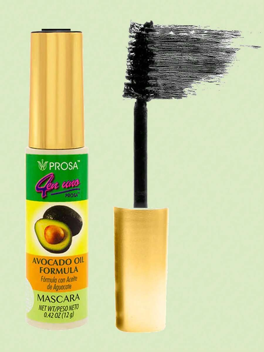 Mascara de Pestañas Prosa De Aceite de Aguacate 4 en 1, 12 g. - Negro - Ver 1