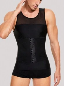 Men Slimming Top With Reinforced Straps, Buckles And Adjustable Features For Daily Wear