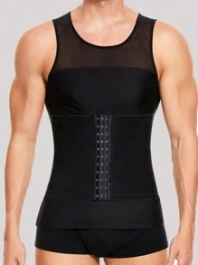 Men Slimming Top With Reinforced Straps, Buckles And Adjustable Features For Daily Wear