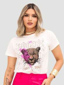 Women T-Shirts - Màu Hồng Tươi - Xem 4