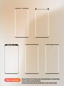 2pcs Screen Protector Compatible With Samsung Galaxy S21/S22/S23/S24 Ultra/S24 FE/S25 Ultra/S25/S24FE/S23 Ultra/PLUS/S23+/S26 Ultra/S26/S26 Plus [Supports Fingerprint Unlock] Touch Sensitive, Anti-Scratch 3D Curved Maximum Screen Coverage Protector, Accurate Fingerprint Unlock - Clear - View 11