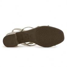 B2 Online Women Heeled Sandals - DOURADO - View 5