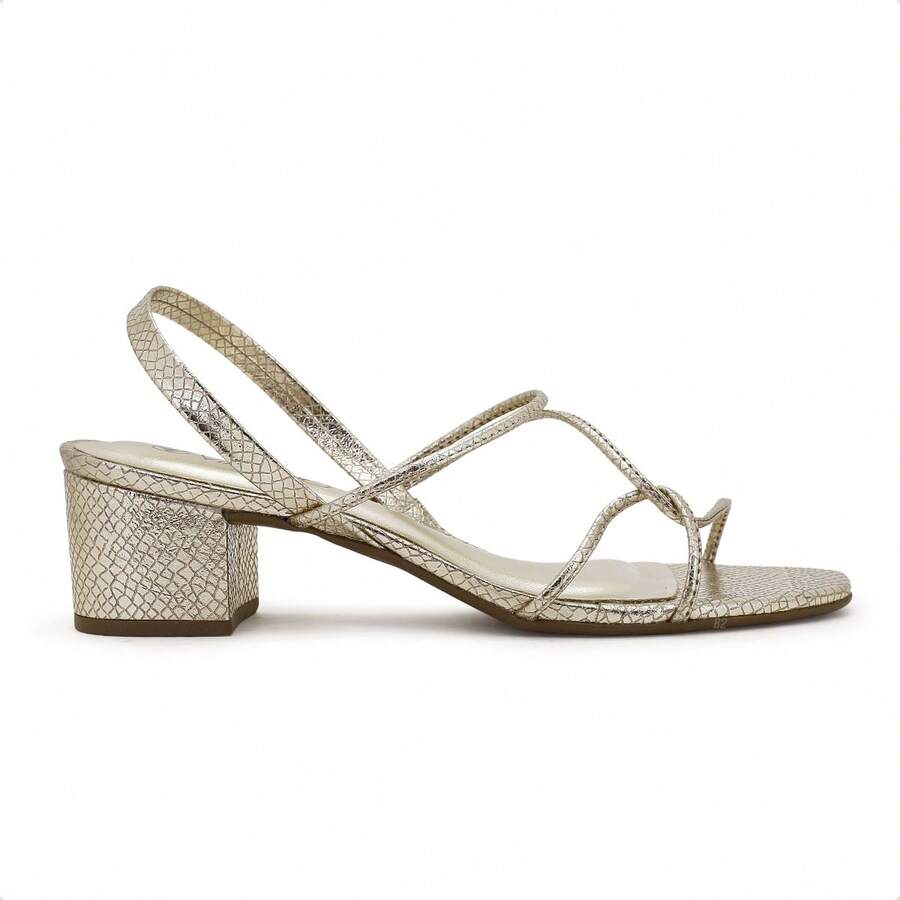 B2 Online Women Heeled Sandals - DOURADO - View 1