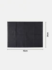 20 Stücke/Box schwarze Einweg-Maniküre-Tischauflage, wasserdicht & schmutzabweisend, für Nagelkunst oder Tattoos, Nagelbedarf, Nagelwerkzeuge, Nagelkunst-Werkzeuge, Schulanfang, Nägel, Nagelwerkzeuge für Aufklebe-Nägel