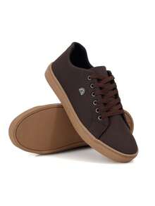 Men Sneakers - 灰色和棕色 - 查看 3