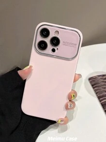 新款液体硅胶手机壳适用于 iPhone 15，高端质感，适合女性，带全屏窗口，兼容 14pro/15pro Max/12pro Max，带镜头保护膜和防摔软套，兼容 iPhone 11