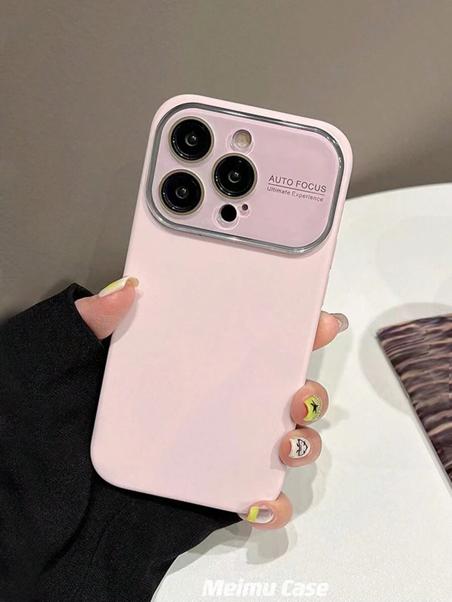 新款液体硅胶手机壳适用于 iPhone 15，高端质感，适合女性，带全屏窗口，兼容 14pro/15pro Max/12pro Max，带镜头保护膜和防摔软套，兼容 iPhone 11