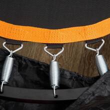 HOMCOM 40" Foldable Mini Trampoline Fitness Trampoline Rebounder For Adults W/ Adjustable Foam Handle, For Indoors, Outdoors, Cardio Training - Black - View 9