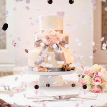 Set de 1000 piezas de confeti de papel de colores en forma de círculo para decoración de mesa para cumpleaños, bodas, fiestas y relleno de cajas de regalo, Navidad