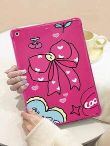 蝴蝶結愛心圖案保護套，適用於11吋iPad Pro、Air 4/5、10.9英寸 2023新款改良版，10.2英寸簡易平板電腦以及Mini 6/5 - 彩色 - 查看 4