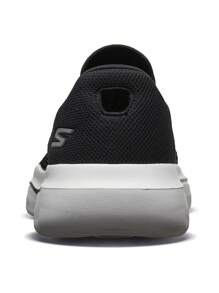 Skechers 男士运动步行鞋 网布透气鞋 54753-BKW - 黑色 - 查看 7