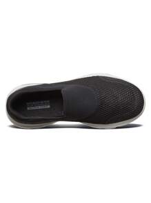 Skechers 男士运动步行鞋 网布透气鞋 54753-BKW - 黑色 - 查看 3