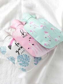 1 Pieza Bolsa De Agua Caliente De Color Aleatorio, Ideal Para Calentar En Invierno, Puede Contener Agua Fría Y Caliente - Multicolor - Ver 1