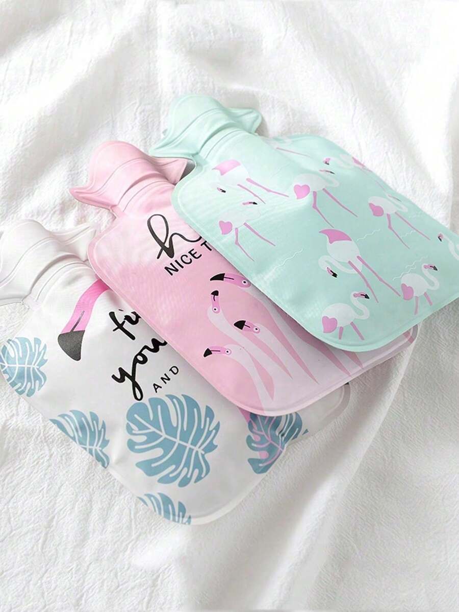 1 Pieza Bolsa De Agua Caliente De Color Aleatorio, Ideal Para Calentar En Invierno, Puede Contener Agua Fría Y Caliente - Multicolor - Ver 1