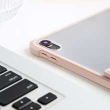 Case Compatible With IPad ,  Ultra Slim Translucent Frosted Hard Back Shell Protective Cover , Anti-Fall , Full Coverage - Lavender Purple - View 3