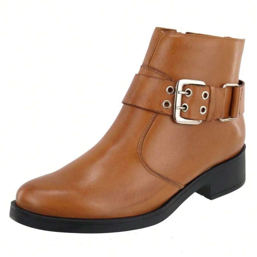 Women Ankle Boots & Booties - 駝色 - 查看 1