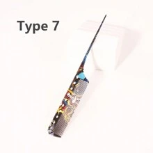 Stylist Professional Styling Comb Carbon Fiber Mouse Tail Comb Fine Ponytail Comb Anti-Static And Heat-Resistant Wide Toothed Hair Cutting Comb Suitable For All Hairstyles Hair Brush,Brush,Hair Brushes,Edge Brush,Brush Hair,Hair Comb,Comb Hair,Detangling Brush,Ball Brush,Mini Hair Brush,Hair Brush Set,Wooden Comb - Multicolor - View 12