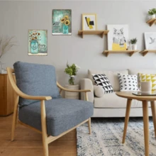 1 Miếng Retro Dấu hiệu thiếc - Nhỏ bé Đồ đạc - Kim loại Dấu hiệu Hoa Sân vườn Trang trí Nhà nông Quốc gia Nhà  Trang trí , 8x12in - Nhiều màu1 - Xem 5