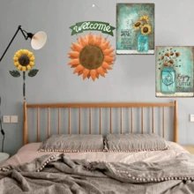 1 Miếng Retro Dấu hiệu thiếc - Nhỏ bé Đồ đạc - Kim loại Dấu hiệu Hoa Sân vườn Trang trí Nhà nông Quốc gia Nhà  Trang trí , 8x12in - Nhiều màu1 - Xem 3