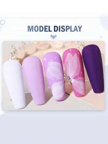 Kaymay Blooming Gel A001 1入組15ml Abs材質快速乾燥,持久,易於使用的藝術開花效果。它輕鬆實現了水彩般的混合效果,為指甲帶來柔和且藝術的色彩過渡。創建花形開花圖案,製作漸變色塊,並利用開花凝膠的層次效應實現指甲的自然光滑色彩過渡。實現煙霧效果,並使用不同顏色的開花凝膠創建彩虹般的效果 - 藍色 - 查看 10