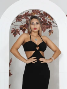 Women Dresses - màu đen - Xem 2