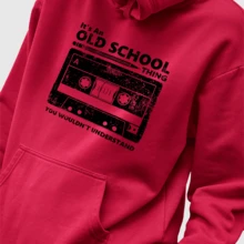 Men Sweatshirts - 紫紅色 - 查看 1
