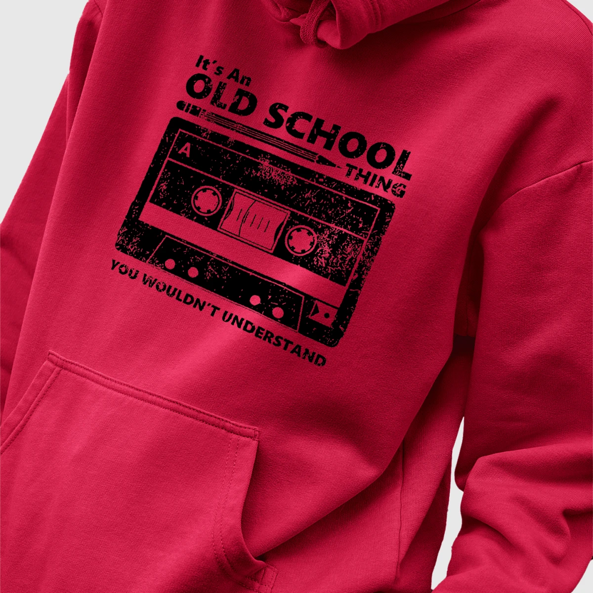 Men Sweatshirts - 紫紅色 - 查看 1