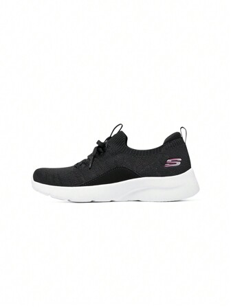 Skechers 女士休闲运动鞋，网眼透气，柔软，舒适轻便鞋黑色 149658-BLK