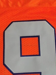 Boyfriend Style Men's Football Jersey For Men Embroidered Breathable Quick Dry For Training Party Daily Outdoor Bobby Boucher #9 The Waterboy Shirt - 橘色 - 查看 4