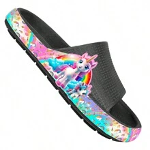 Cloud Flip Flops For Girls, Comfortable And Lightweight Cartoon Sandal - Multicolor - View 3