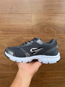 Men Sneakers - Black/Silver - View 1