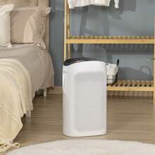 Purificatore d'Aria per Allergie con Filtro HEPA a Triplo Strato, 3 Velocità, Modalità Sonno, Timer, Area coperta 25-35m³, per Pollini, Odori, Fumo, Polvere - Bianco - Visualizzare 1