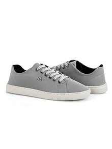 Men Sneakers - 灰色和棕色 - 查看 4