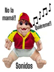 Muñeco Nene Consentido Sinclair Dinosaurio Rap - Multicolor - Ver 1