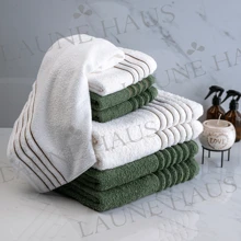 Bath Towels - 墨綠色 - 查看 3