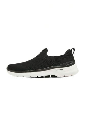 Skechers Zapatillas deportivas para caminar de mujer, tipo slip-on, suaves, ligeras y para correr, modelo 124530-BKW