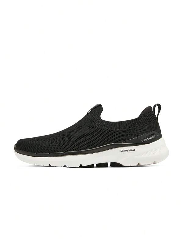 Skechers Pantofi sport pentru mers pe jos pentru femei Pantofi de alergare, moale, ușoare, slip-on 124530-BKW