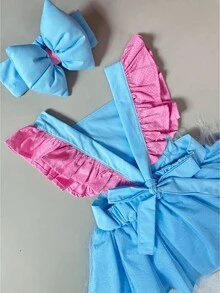 Baby Girls Jumpsuits - Màu Hồng baby - Xem 2