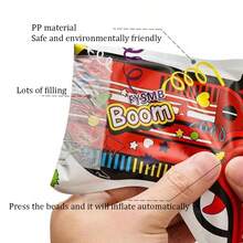 5/10 đồ chơi pháo giấy tự thổi phồng nhiều màu sắc, đồ chơi pháo giấy tiệc cho lễ kỷ niệm, ngày lễ, sinh nhật, quà tặng Giáng sinh, trang trí không khí - Đỏ - Xem 4