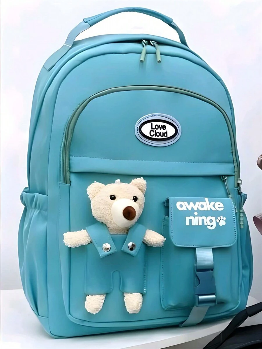Women Fashion Backpacks - 綠色 - 查看 1
