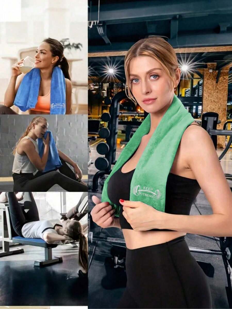 輕量級、快乾運動毛巾-柔軟、吸水,適合男女,戶外健身房、訓練和跑步毛巾