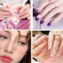 3mm/4mm/5mm/6mm 3D Pearl Face Jewels Eyeshadow Stickers Self Adhesive Face Body Eyebrow Diamond Nail Stickers Diamond Decoration