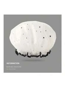 Có thể tái sử dụng Không thấm nước Ngôi sao Mũ Tắm Đối với phụ nữ - Giữ Của bạn Tóc Khô Và Tuyệt vời In Tắm Hoặc Gương sen - Nhiều màu - Xem 12