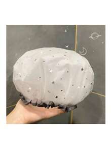 Có thể tái sử dụng Không thấm nước Ngôi sao Mũ Tắm Đối với phụ nữ - Giữ Của bạn Tóc Khô Và Tuyệt vời In Tắm Hoặc Gương sen - Nhiều màu - Xem 6