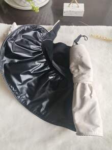 1 PIEZA SOMBRERO DE VERANO PARA MUJER PLEGABLE PARA VIAJE BUENO - Beis - Ver 10