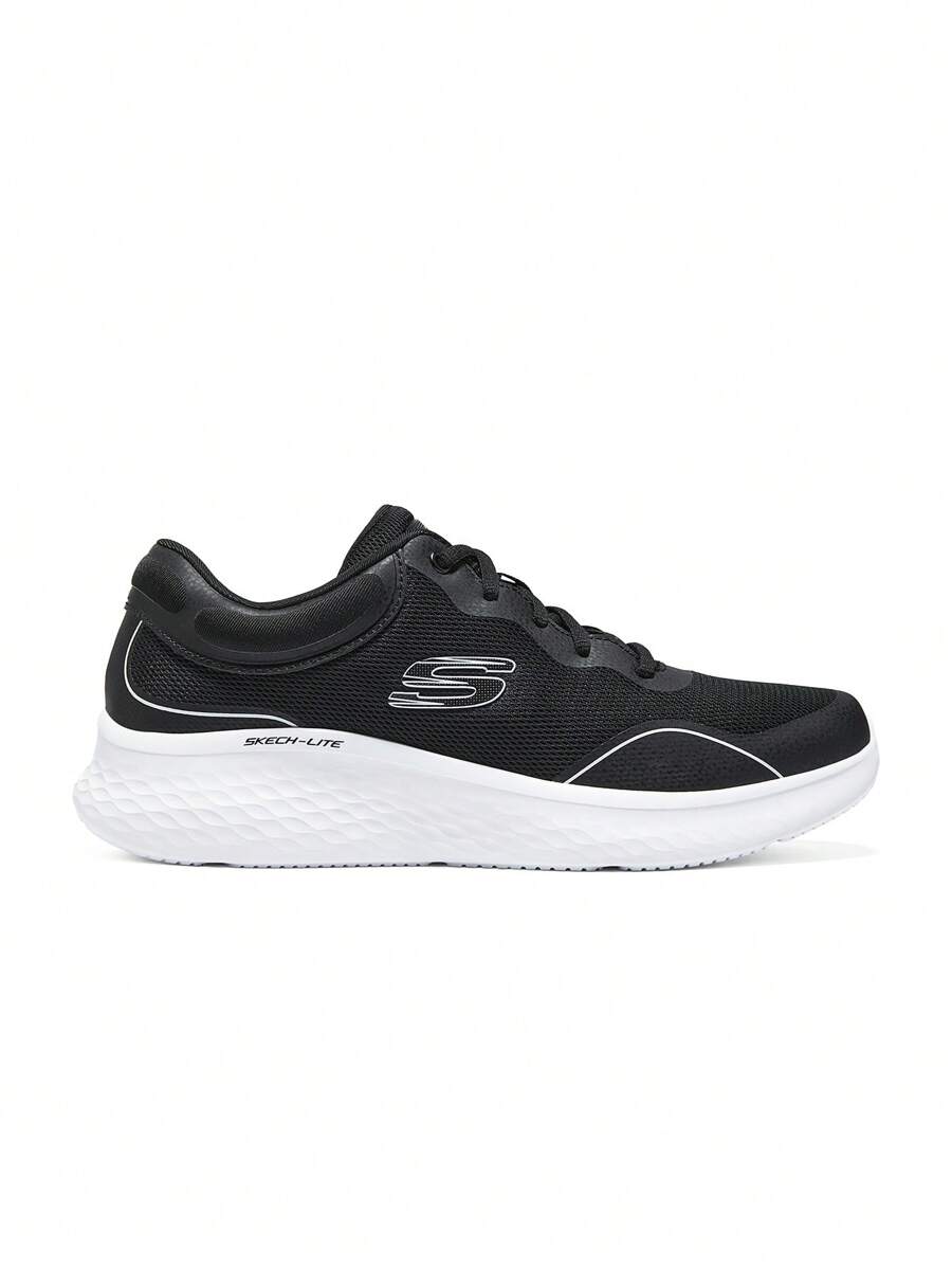 Skechers Giày chạy bộ thể thao nam lưới thoáng khí Giày thể thao nhẹ 232774-BKW - màu đen - Xem 1