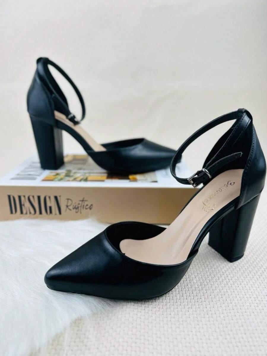 Women Heeled Sandals - 黑色 - 查看 1