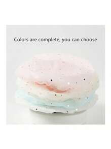 Có thể tái sử dụng Không thấm nước Ngôi sao Mũ Tắm Đối với phụ nữ - Giữ Của bạn Tóc Khô Và Tuyệt vời In Tắm Hoặc Gương sen - Nhiều màu - Xem 5