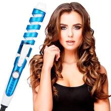 Tenazas Para Rizar El Cabello - Azul - Ver 5