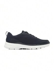Skechers Giày thể thao nam đi bộ lưới thoáng khí Giày thể thao thường ngày Giày chạy bộ ngoài trời Giày nhẹ 216204-NVBL - Màu xanh lam - Xem 4